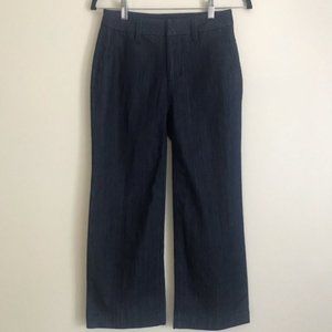 NWT White House Black Market Denim Culotte Trouser